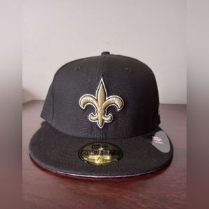 Men's New Orleans Saints New Era Fitted Hat Size 7 3/8